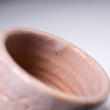 Shozan Kiln Yunomi Tea Cup with Wooden Gift Box - Pink Shino / 荘山窯 紅志野 湯呑み