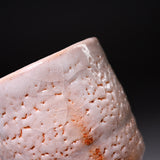 Shozan Kiln Yunomi Tea Cup with Wooden Gift Box - Pink Shino / 荘山窯 紅志野 湯呑み