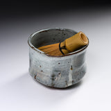 Shozan Kiln Matcha Bowl with Wooden Box - Kohiki /  荘山窯 抹茶碗