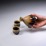 Mino ware Brown Glaze Sake Set  / 美濃焼き 酒器揃え