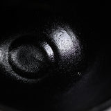 Sanpouen Kiln Handmade Matcha Bowl - Black Oribe Fuji / 黒織部富士 抹茶碗