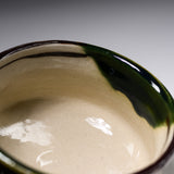 Sanpouen Kiln Handmade Matcha Bowl - Hanging Persimmons / 抹茶碗 つるし柿文