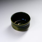 Sanpouen Kiln Handmade Small Matcha Bowl - Oribe / 旅抹茶碗 織部