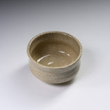 Sanpouen Kiln Handmade Crazing Glaze Small Matcha Bowl - White / 旅抹茶碗 白
