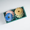 Seto ware Flower Plate Gift Set - Set of 5
