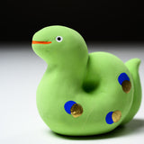 Seto ware Handheld Lucky Ornament - Lucky Snake of Prosperity - 3 Colour Options / 縁起玩具