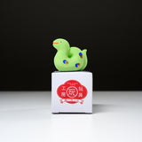 Seto ware Handheld Lucky Ornament - Lucky Snake of Prosperity - 3 Colour Options / 縁起玩具