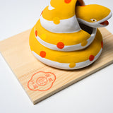 Seto ware Handheld Lucky Ornament - Lucky Charm Snake – Wiggling Head / 縁起玩具 首揺れ巳