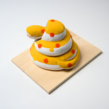 Seto ware Handheld Lucky Ornament - Lucky Charm Snake – Wiggling Head / 縁起玩具 首揺れ巳