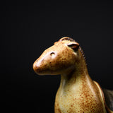 Seto Ware KASHIWA - Animal Ornament - Small Horse - Darker Version / 瀬戸焼 かしわ窯