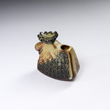 Seto Ware KASHIWA Palm-sized Vase - Moose / 瀬戸焼 かしわ窯