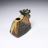 Seto Ware KASHIWA Palm-sized Vase - Moose / 瀬戸焼 かしわ窯