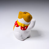 Seto ware Lucky Ornament - Brown Cat / 縁起玩具