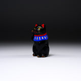 Seto ware Lucky Ornament - Black Cat / 縁起玩具