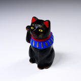 Seto ware Lucky Ornament - Black Cat / 縁起玩具