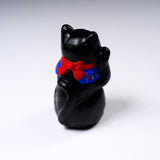 Seto ware Lucky Ornament - Black Cat / 縁起玩具