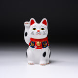 Lucky Ornament - Beckoning Cat - Small White / 縁起玩具