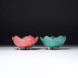 Seto ware MARUKO Three-Legged Flower Bowl - 2 Options / 瀬戸焼 花重ね 小鉢