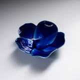 Seto ware MARUKO Flower Three-Legged Shallow Bowl - 3 Options / 瀬戸焼 花合わせ 小皿