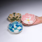 Seto ware MARUKO Flower Plate - 3 Options / 瀬戸焼 花合わせ 小皿