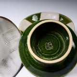 Seto ware MARUKO Footed Plate - 3 Options / 瀬戸焼 高台小皿 櫛目市松