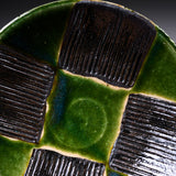 Seto ware MARUKO Footed Plate - 3 Options / 瀬戸焼 高台小皿 櫛目市松