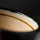 Seto ware MARUKO Large Yunomi Cup - Black / 瀬戸焼 湯呑み