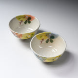 Seto ware MARUKO Pair Rice Bowl Gift Set - Set of 2 / 灶師 ギフトセット