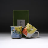Seto ware MARUKO Rabbit Pair Mug Cup Gift Set / 灶師 ギフトセット