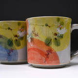 Seto ware MARUKO Rabbit Pair Mug Cup Gift Set / 灶師 ギフトセット