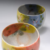Seto ware MARUKO Rabbit Pair Tea Cup Gift Set - Set of 2 / 灶師 ギフトセット