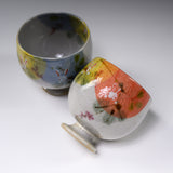 Seto ware MARUKO Rabbit Pair Tea Cup Gift Set - Set of 2 / 灶師 ギフトセット