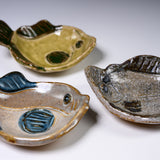 Seto ware MARUKO Small Fish Bowl - 3 Options / 瀬戸焼 お魚豆皿