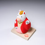 Seto ware Year of Horse Lucky Ornament - Left Hand / 縁起玩具