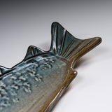 Seto ware MARUKO Fish Plate - 3 Size Options / 瀬戸焼 焼き魚プレート