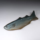 Seto ware MARUKO Fish Plate - 3 Size Options / 瀬戸焼 焼き魚プレート