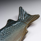 Seto ware MARUKO Fish Plate - 3 Size Options / 瀬戸焼 焼き魚プレート