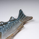 Seto ware MARUKO Fish Plate - 3 Size Options / 瀬戸焼 焼き魚プレート