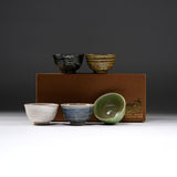 Seto ware MARUKO Tea Cup Gift Set - Set of 5 / 灶師ギフトセット