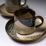 Seto ware MARUKO Pair Mug Cup and Saucer Gift Set - Modern Line / 灶師ギフトセット