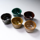 Seto were MARUKO Small Tea / Sake Cup Gift Set - Set of 5 / 灶師ギフトセット