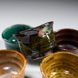 Seto ware MARUKO Small Tea / Sake Cup Gift Set - Set of 5 / 灶師ギフトセット