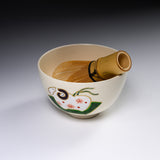 Mino ware Matcha Bowl - Zodiac Sheep / 抹茶碗