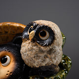 Shigaraki Ware Lucky Raccoon Ornament "Friendly Tanuki" - 26 cm / 信楽焼たぬき