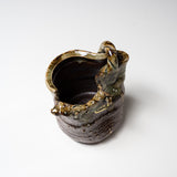 Shigaraki ware Pottery Vase - Wabisuke / 信楽焼 花瓶