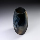 Shigaraki ware Pottery Vase - Deep Sea / 信楽焼 花瓶