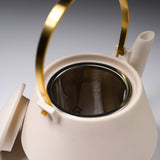 Shinzan Kiln Yamatsu Teapot 800 ml - Beige / ヤマツ ティーポット