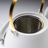 Shinzan Kiln Yamatsu Teapot 800 ml - White / ヤマツ ティーポット
