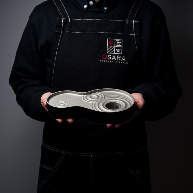 SHIZUKA Ikebana Flower Arrangement Vase Shizuka Hisaga / 銀雅堂 風景花器