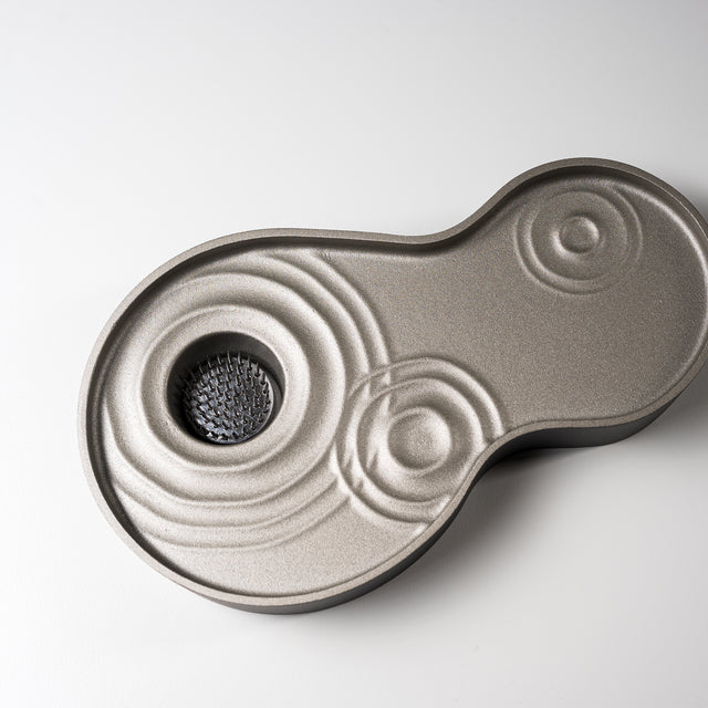 SHIZUKA Ikebana Flower Arrangement Vase Shizuka Hisaga / 銀雅堂 風景花器